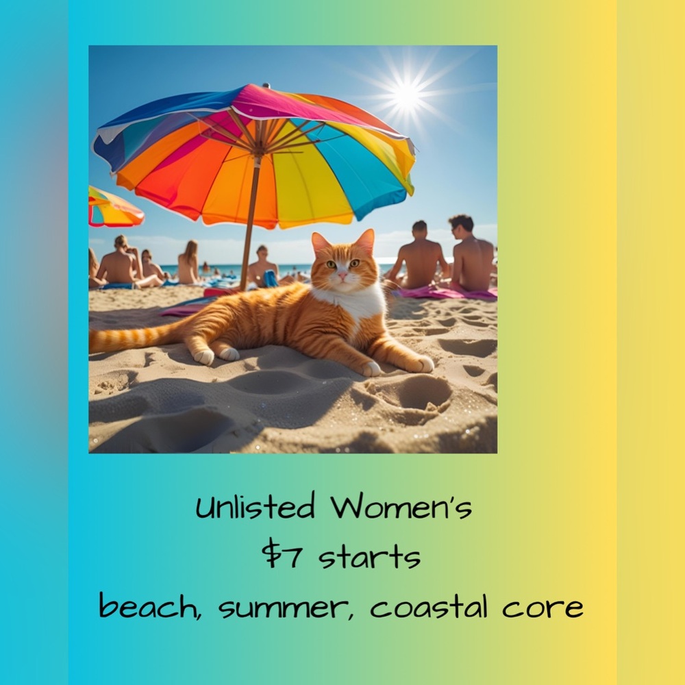 $7 unlisted Women’s Summer Beach Coastal Core
